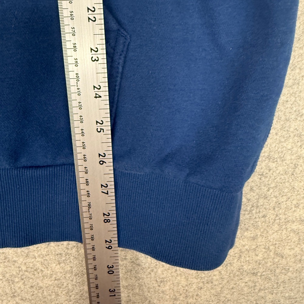 Hurley | Graphic Pullover Hoodie | XL | Navy Blue | Logo Drawstring Sweatshirt - Picture 4 of 7